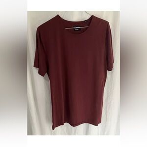 CUTS Mens Shirt XXL Maroon Short Sleeve